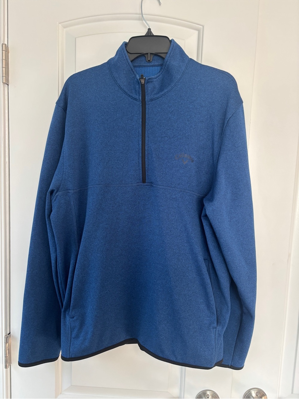 Callaway Men's Zip-Up Sweater in Deep Blue